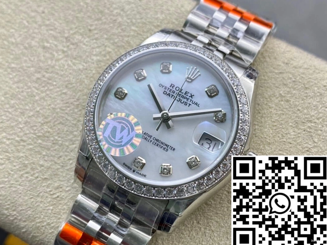 Diamond Datejust TW M278384RBR-0008 Factory Rolex Bezel 0714